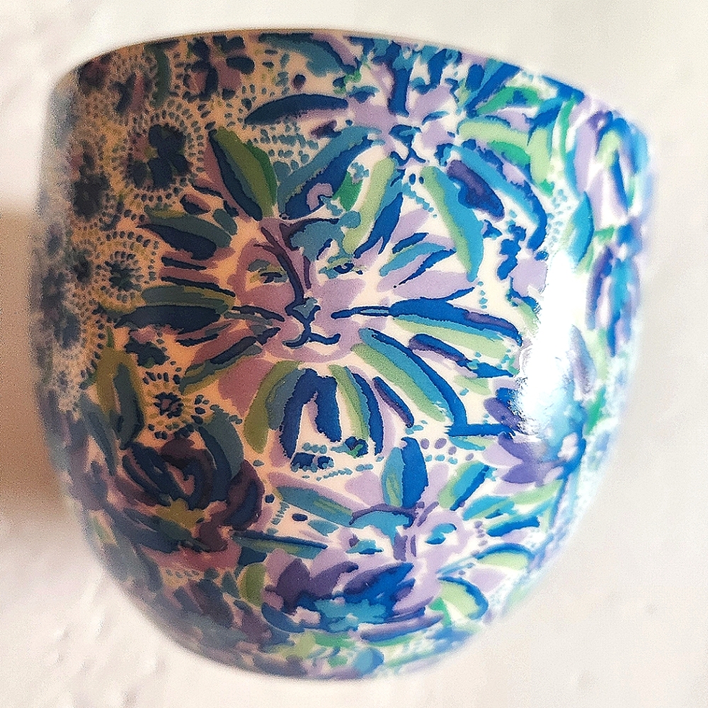 Lilly Pulitzer High Manetenance 12 Ounce Ceramic Coffee Mug Tea Cup - Picture 3 of 13